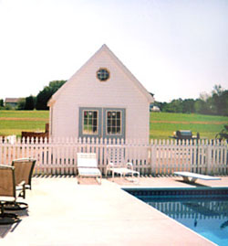 Strawberry Ridge pool house