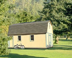 Legend two-story wood barn