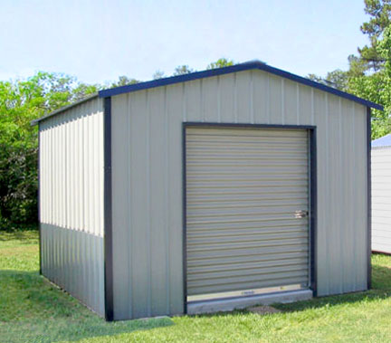 Advantag Deluxe storage building - 12'x12', slab, 5' rollup door