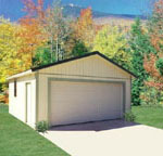Woodridge one-story garage, workshop, cabin, storage building