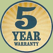 5-Year Warranty